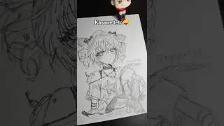 Thx for subscribing!☆ミ#drawing #art #anime #viral #kasaneteto