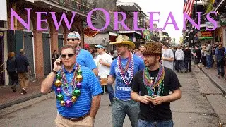 NEW ORLEANS - Mardi Gras 2016 Bourbon Street - GoPro