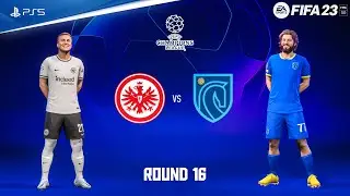 FIFA 23 &mdash; Франкфурт против Наполи &mdash; Лига чемпионов УЕФА 22/23, тур 16 | Игровой процесс для PS5&trade; [4K60]
