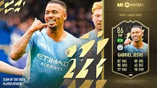 FIFA 22 IF JESUS REVIEW | 86 TOTW JESUS PLAYER REVIEW | FIFA 22 ULTIMATE TEAM