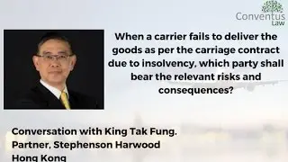 Shipping Law - Insolvency and the failure of delivery of goods.