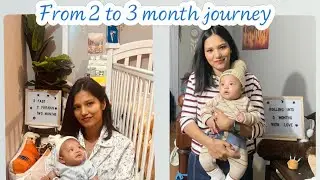 Our Baby at 2&ndash;3 Months 🥹💙 | Baby Growth Vlog