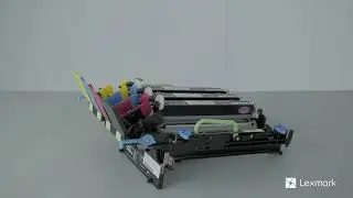 Lexmark C4150 - Replacing the Colour imaging kit