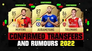FIFA 22 | NEW CONFIRMED TRANSFERS & RUMOURS! 🤪🔥 ft. Aubameyang, Mertens, Tielemans... etc