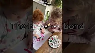 7 year age gap - siblings play!  #childled #siblings  #ecoparenting #fyp #montessori #familyof6