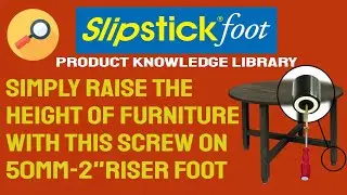 How to Fit Slipstick CB512 Riser Foot Furniture Gripper Floor Protectors