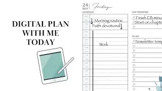 Daily Digital PWM #digitalplanwithme #digitalplanning #ipadplanning