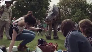 Hire an Animatronic Walkabout T Rex Dinosaur | Big Foot Events