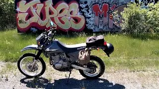 Threw Some Shinko SR 244 Tires on the DR650.  Quick Tire Review.