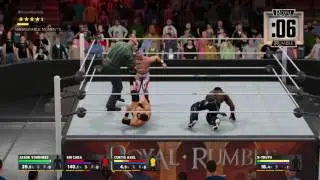 WWE 2K17 Sin Cara Gameplay In A Requested Royal Rumble Match