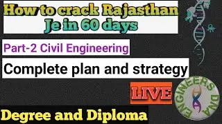 How to crack Rajasthan je in 60 days part-2 , # Rajasthan je strategy , #RSMSSB JE ,#RAJASTHAN JE