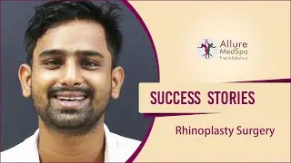 Patient Testimonial: Crooked #NoseReshapingSurgery at Allure Medspa in Mumbai, India