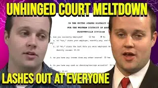 Josh Duggar's COURT MELTDOWN: Attacks Witnesses, TLC Network, Government & Admits He&rsquo;s BROKE!