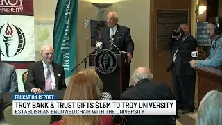 Troy Bank & Trust gifts $1.5M to Troy University