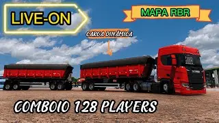 LIVE - Mapa RBR | COMBOIO 128 PLAYERS | Euro truck Simulator 2 #ETS2 #EUROTRUCK2