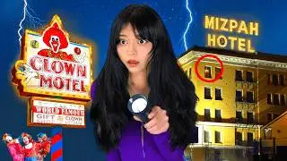 a night in HAUNTED CLOWN MOTEL and MIZPAH HOTEL with My Friends...