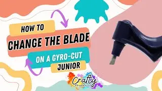 Gyro-Cut Junior tool How To change the blade