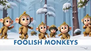 FOOLISH MONKEYS|ENGLISH STORY|MORAL STORIES FOR KIDS|BEDTIME STORY|STORY READING