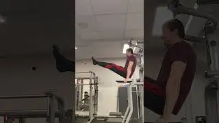 L-Sit for an Iron Core! Try It Now 💥 #calisthenics #sports#lsit #vsit