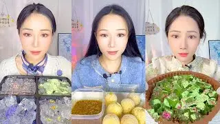 ASMR Colorful Ice Mukbang Eating Show | Satisfying Crunch & Relaxing Sounds | #201