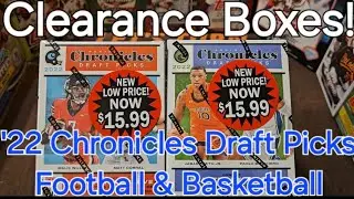 Clearance Boxes! - 2022 Chronicles Draft Picks Basketball & Football