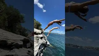 Cliff Diving in Sydney with ​⁠@Sam.Fricker