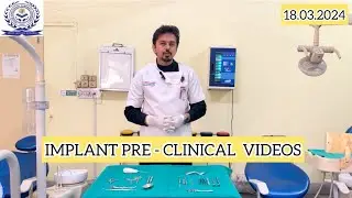 IMPLANT SURGICAL ARMAMENTARIUM | PERIO SUBHARTI #implantdentistry  #subhartiuniversity 🇮🇳