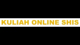 Kuliah Online SHIS: Kitab Riyadhus Salihin
