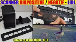 scanner diapositive n&eacute;gatif lidl silvercrest pr&eacute;sentation Negative Digitiser photo slide unboxing