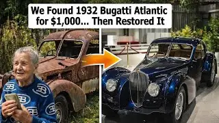 1932 Bugatti Atlantic: Legendary Art Deco Masterpiece Restored from Scrap #drivezone 