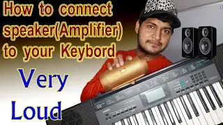 How to connect external speaker to Keyboard || Casio CTK 2550