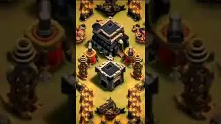 Th9 best war base, cwl base trophy pushing base, #coc #clashofclans#th9strategy