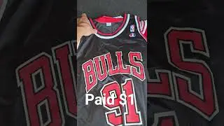 I just bought a bunch of vintage 90s Chicago Bulls jerseys #chicagobulls #nba #michaeljordan