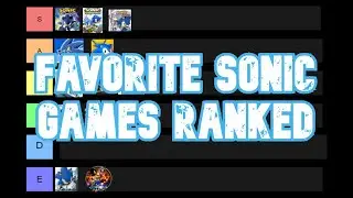 Ranking Sonic Games I've Played So Far...