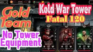 Kold War Tower Fatal 120 With Gold Team without tower Equipments