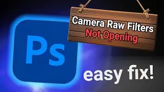 Как исправить фильтры Camera Raw в Photoshop (не открывается)