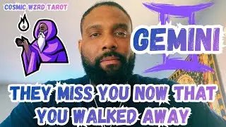 GEMINI | THEY MISS YOU NOW THAT YOU WALKED AWAY | YOUR HEALING SHIFTED THE POWER
