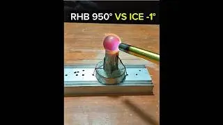 950&deg;C Red Hot Ball vs Ice &ndash; The Reactions Are Insane!