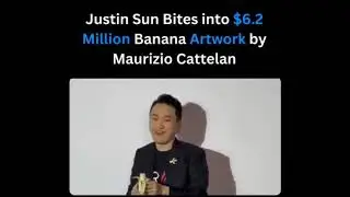 MinerX Miner X - Justin Sun (Tron Founder) Eats $6.2 million Banana Art - Top Team Rob Buser