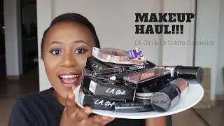 MAKEUP HAUL!!! LA Girl Cosmetics & LA Colors Cosmetics