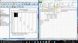 Calculate Composite Reliability (CR) and Average Variance Extracted (AVE) using SPSS and Excel