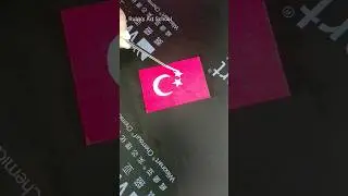 Painting coloring easy flag of Turkey #shorts #satisfying #drawing #painting #art #diy #turkey #easy