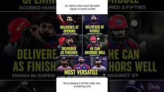 KL Rahul is the most versatile player in IPL history. He can play in various positions #ipl #klrahul