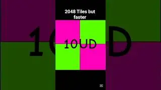 2048 tiles but crazy speed #memes #2048 (Most Popular Short)