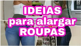 #conserto Como alargar macacao / como alargar short / como alargar calça jeans / renove tuas roupas