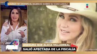 Cruz Martínez TACHA a Alicia Villarreal de CHANTAJE: Asegura le pidió porcentaje de sus canciones