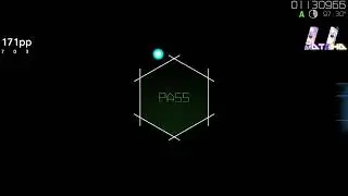 osu! - first 200pp play left handed