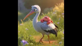 కొంగ మరియు తెలివైన పీత#Old Crane and Crab story telugumoralstoriesforkids#watchnow@KiddostoryNest