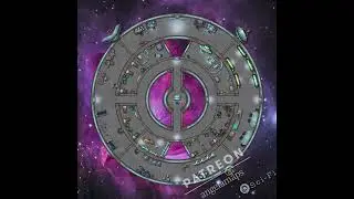 Animated space station battle map for TTRPGs