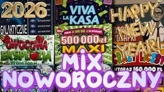 Noworoczny zestaw za 95 zł 🤩🎉 Szczęśliwa jest ta nowa zdrapka 🎉 #zdrapki #lotto #scratch 